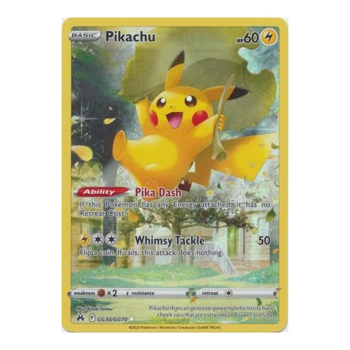 Pikachu - GG30/GG70 - Holo Rare NM