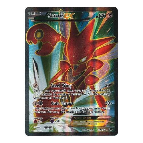 Scizor EX - 119/122 - Full Art Ultra Rare NM