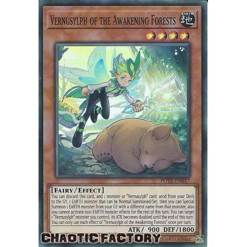 POTE-EN017 Vernusylph of the Awakening Forests Super Rare 1st Edition NM