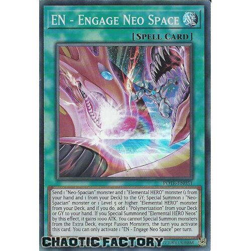 POTE-EN051 EN - Engage Neo Space Super Rare 1st Edition NM