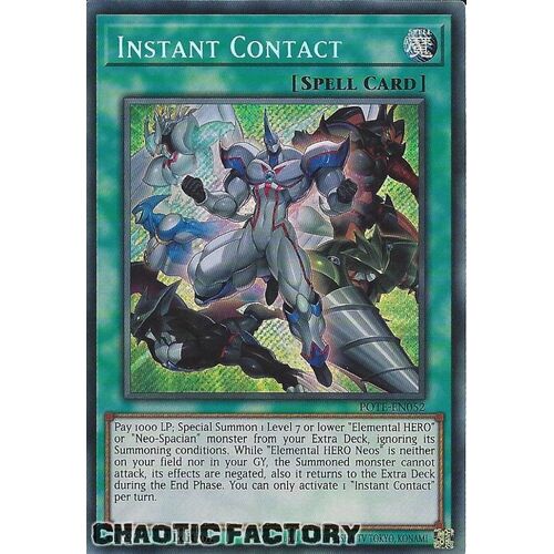 POTE-EN052 Instant Contact Secret Rare 1st Edition NM