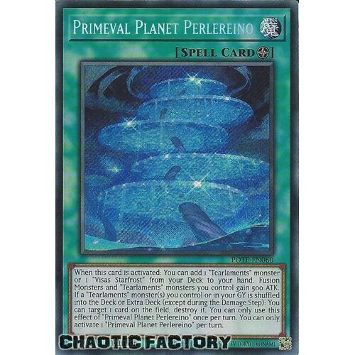 POTE-EN060 Primitive Planet Perlereino Secret Rare 1st Edition NM