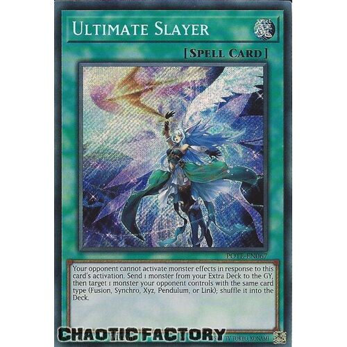 POTE-EN067 Ultimate Slayer Secret Rare 1st Edition NM