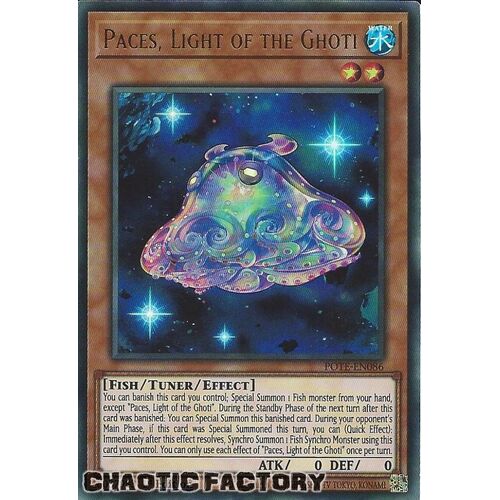 POTE-EN086 Paces, Light of the Ghoti Ultra Rare 1st Edition NM