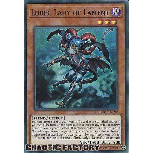 POTE-EN092 Loris, Lady of Lament Super Rare 1st Edition NM