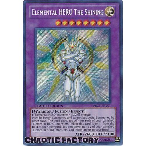 Elemental Hero The Shining - PRC1-ENV01 - Secret Rare NM