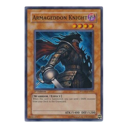 Armageddon Knight - PTDN-EN021 - Super Rare 1st Edition NM