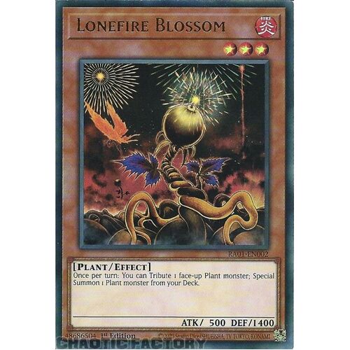 RA01-EN002 Lonefire Blossom ULTRA Rare 1st Edition NM