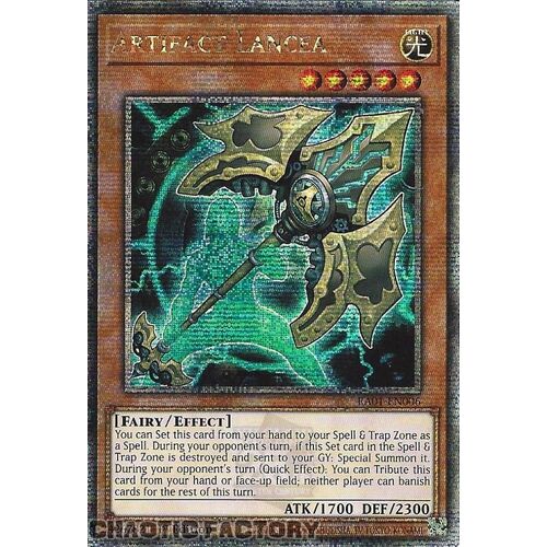 Quarter Century Secret Rare RA01-EN006 Artifact Lancea 1st Edition NM