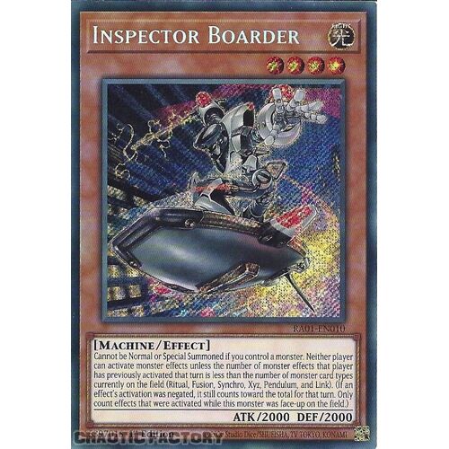 RA01-EN010 Inspector Boarder Secret Rare 1st Edition NM