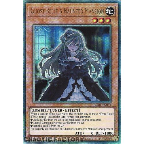 ULTIMATE Rare RA01-EN011 Ghost Belle & Haunted Mansion 1st Edition NM