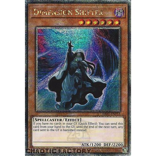 Quarter Century Secret Rare RA01-EN014 Dimension Shifter 1st Edition NM