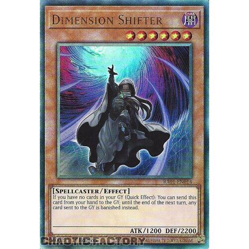 ULTIMATE Rare RA01-EN014 Dimension Shifter 1st Edition NM