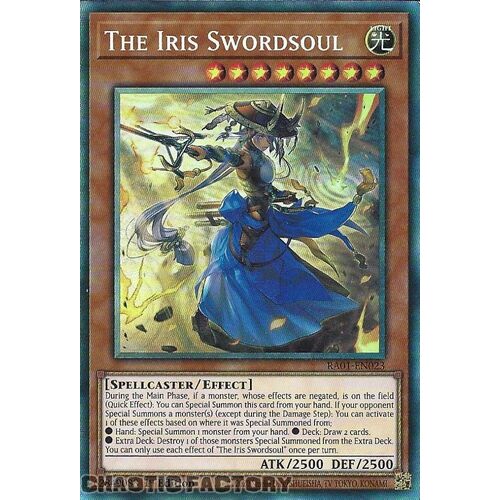 COLLECTOR'S Rare RA01-EN023 The Iris Swordsoul 1st Edition NM