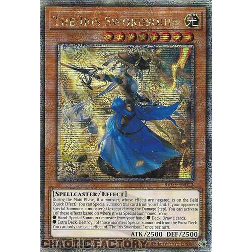 Quarter Century Secret Rare RA01-EN023 The Iris Swordsoul 1st Edition NM