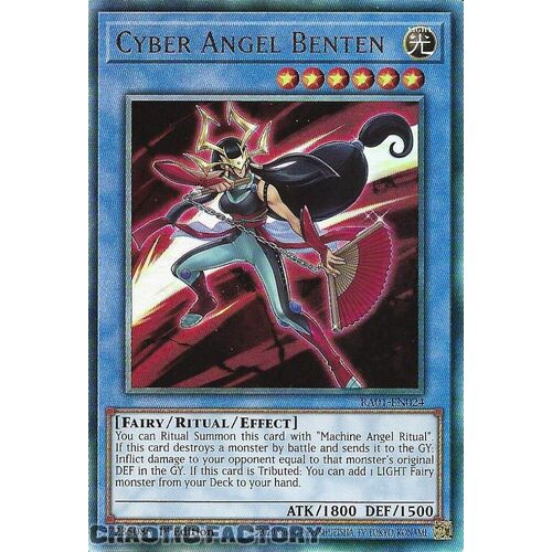 ULTIMATE Rare RA01-EN024 Cyber Angel Benten 1st Edition NM