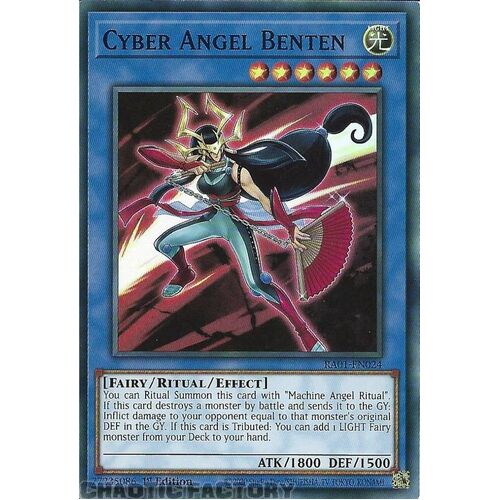 RA01-EN024 Cyber Angel Benten Super Rare 1st Edition NM