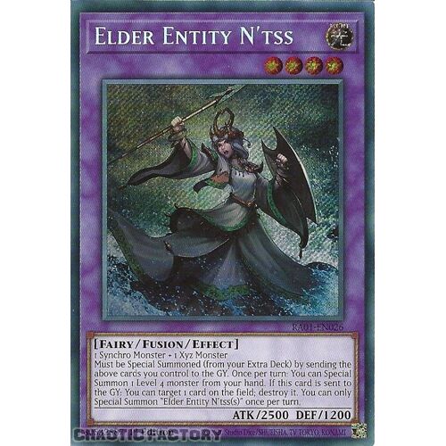 RA01-EN026 Elder Entity N'tss Secret Rare 1st Edition NM