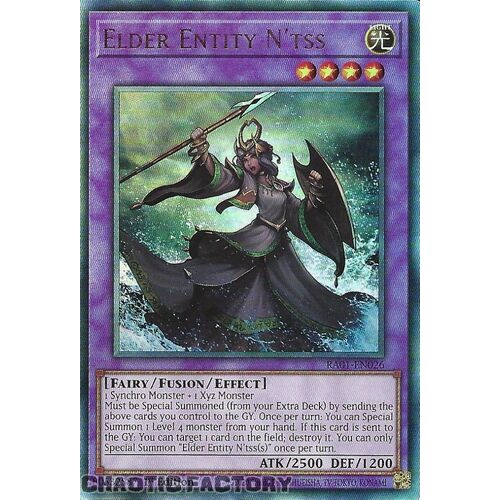 ULTIMATE Rare RA01-EN026 Elder Entity N'tss 1st Edition NM