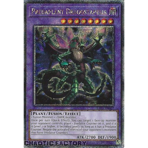 Quarter Century Secret Rare RA01-EN027 Predaplant Dragostapelia 1st Edition NM