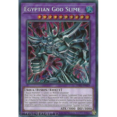 RA01-EN029 Egyptian God Slime Secret Rare 1st Edition NM