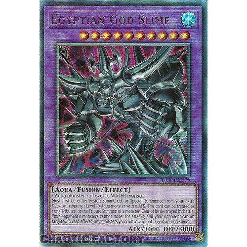 ULTIMATE Rare RA01-EN029 Egyptian God Slime 1st Edition NM