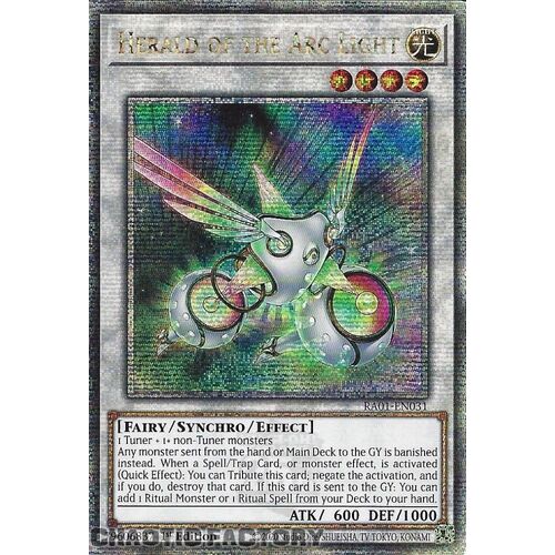 Quarter Century Secret Rare RA01-EN031 Herald of the Arc Light 1st Edition NM