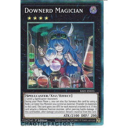 COLLECTOR'S Rare RA01-EN035 Downerd Magician 1st Edition NM