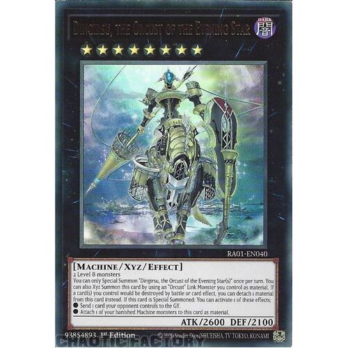 RA01-EN040 Dingirsu, the Orcust of the Evening Star ULTRA Rare 1st Edition NM