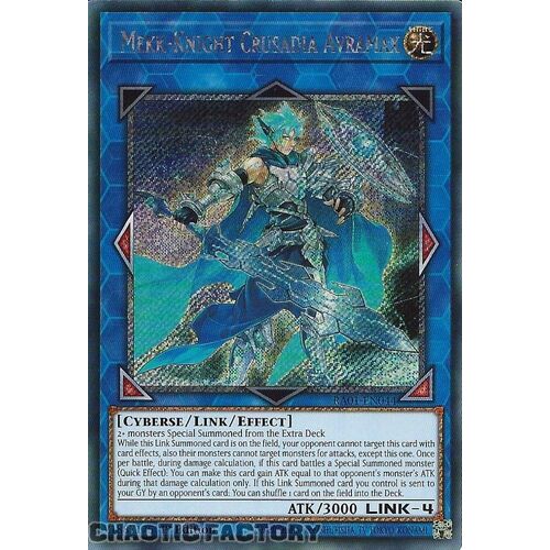 Platinum Secret Rare RA01-EN044 Mekk-Knight Crusadia Avramax 1st Edition NM