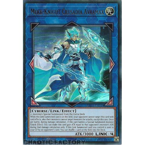 RA01-EN044 Mekk-Knight Crusadia Avramax ULTRA Rare 1st Edition NM