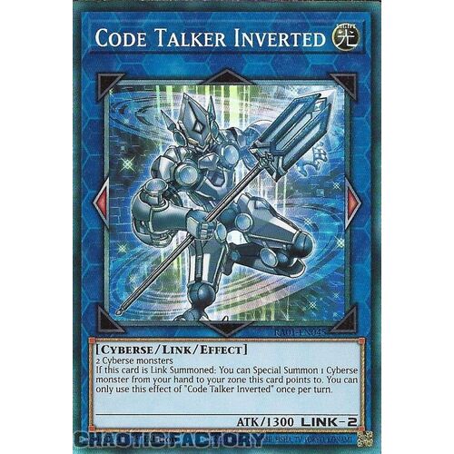 COLLECTOR'S Rare RA01-EN045 Code Talker Inverted 1st Edition NM