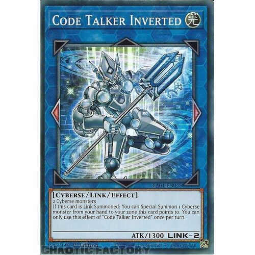 RA01-EN045 Code Talker Inverted Super Rare 1st Edition NM