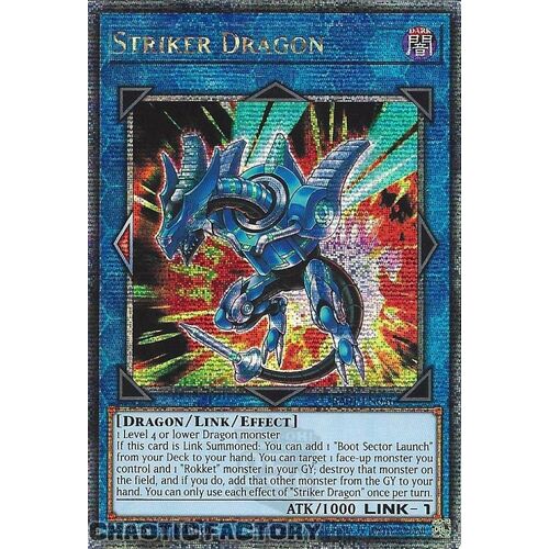 Quarter Century Secret Rare RA01-EN046 Striker Dragon 1st Edition NM