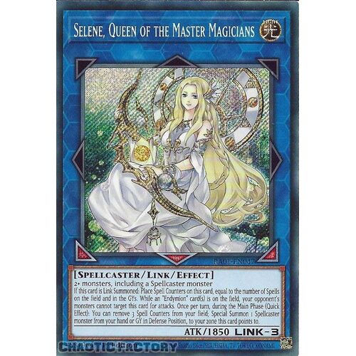 RA01-EN047 Selene, Queen of the Master Magicians Secret Rare 1st Edition NM