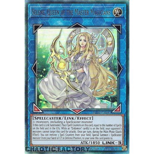 ULTIMATE Rare RA01-EN047 Selene, Queen of the Master Magicians 1st Edition NM