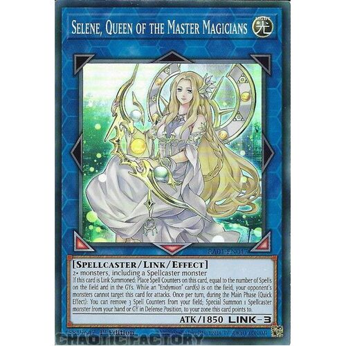 RA01-EN047 Selene, Queen of the Master Magicians Super Rare 1st Edition NM