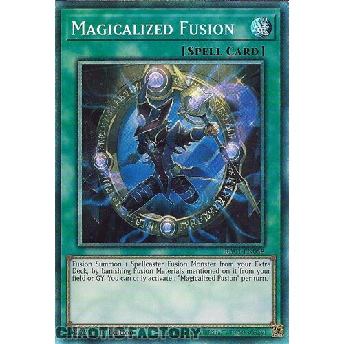 COLLECTOR'S Rare RA01-EN058 Magicalized Fusion 1st Edition NM