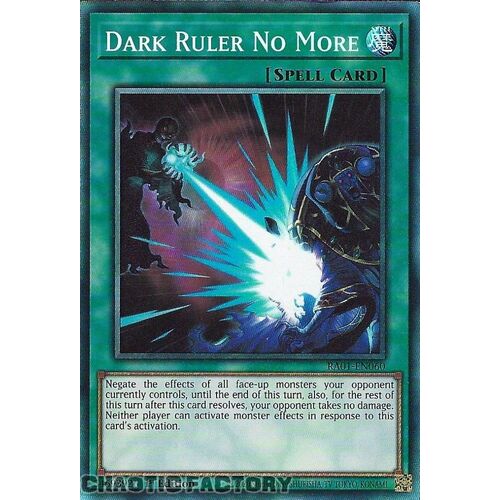 COLLECTOR'S Rare RA01-EN060 Dark Ruler No More 1st Edition NM