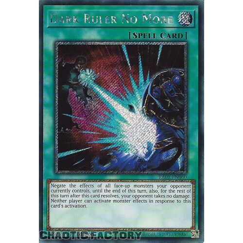 Platinum Secret Rare RA01-EN060 Dark Ruler No More 1st Edition NM