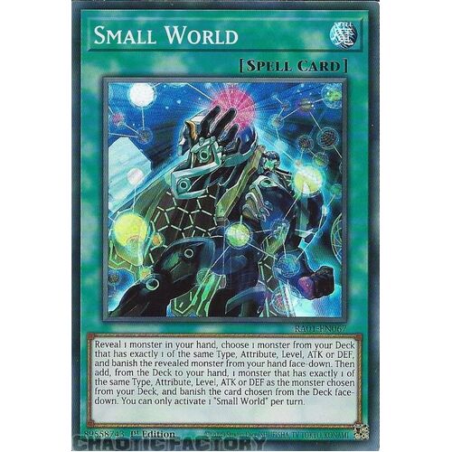 RA01-EN067 Small World Super Rare 1st Edition NM