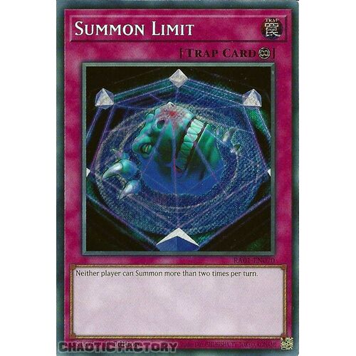 RA01-EN070 Summon Limit Secret Rare 1st Edition NM