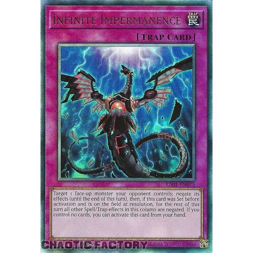 ULTIMATE Rare RA01-EN075 Infinite Impermanence 1st Edition NM