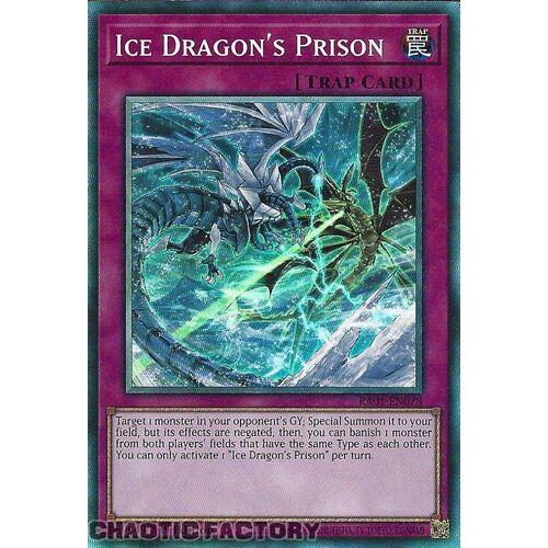 COLLECTOR'S Rare RA01-EN078 Ice Dragon's Prison 1st Edition NM