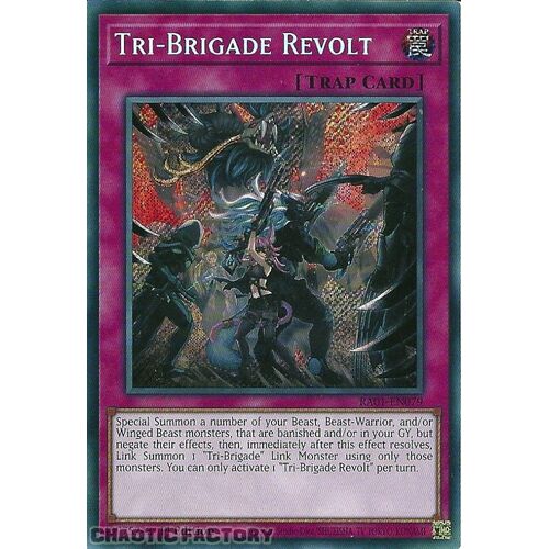 RA01-EN079 Tri-Brigade Revolt Secret Rare 1st Edition NM