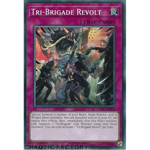 RA01-EN079 Tri-Brigade Revolt Super Rare 1st Edition NM