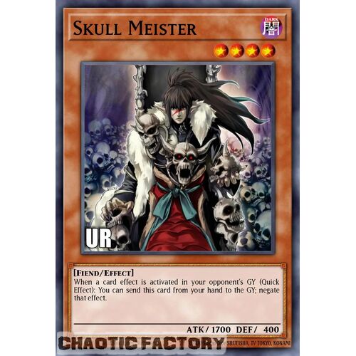RA02-EN005 Skull Meister Ultra Rare 1st Edition NM
