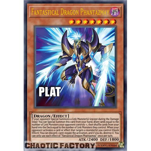 Platinum Secret Rare RA02-EN013 Fantastical Dragon Phantazmay (alternate art) 1st Edition NM