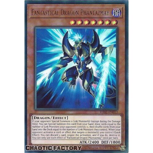 RA02-EN013 Fantastical Dragon Phantazmay (alternate art) Ultra Rare 1st Edition NM