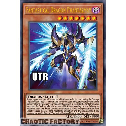 Ultimate Rare RA02-EN013 Fantastical Dragon Phantazmay (alternate art) 1st Edition NM